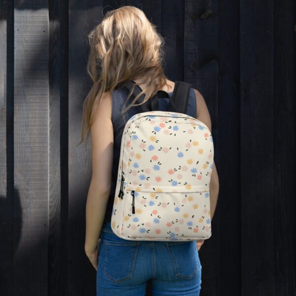 Floral Print Backpack – Stylish & Functional for Everyday Use