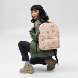 Floral Print Backpack – Stylish & Functional for Everyday Use