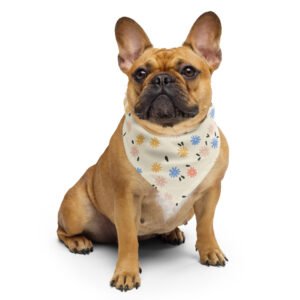 Stay stylish with this all-over print bandana made from recycled polyester. Perfect for pets and humans, it’s lightweight, breathable, and multifunctional.