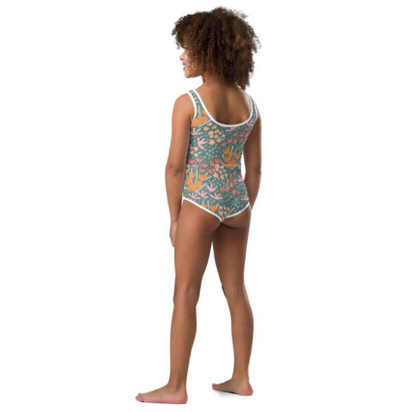 Girls' One-Piece Swimsuit – UPF 38-40, Soft & Stretchy Fabric - Image 4