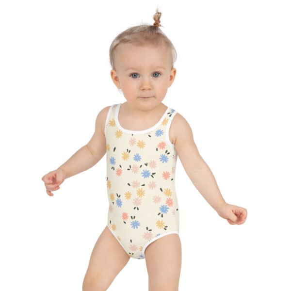 Kids' One-Piece Swimsuit – Floral Print Bathing Suit